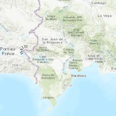 Map showing location of Galván (18.502280, -71.342710)