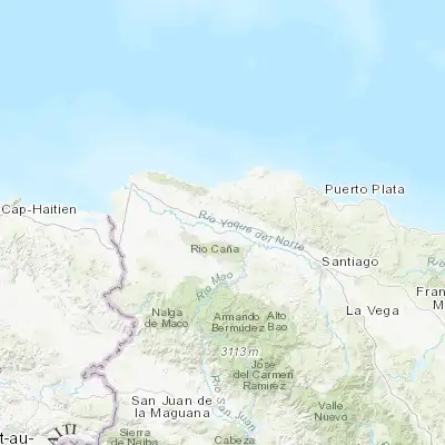 Map showing location of Hatillo Palma (19.662560, -71.194060)