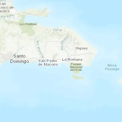 Map showing location of La Romana (18.427330, -68.972850)