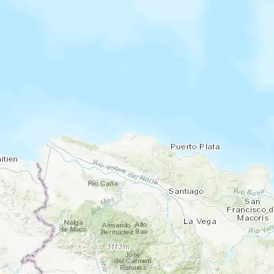 Map showing location of Luperón (19.891310, -70.962040)
