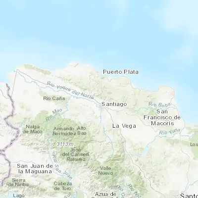 Map showing location of Palmar Arriba (19.539570, -70.738260)