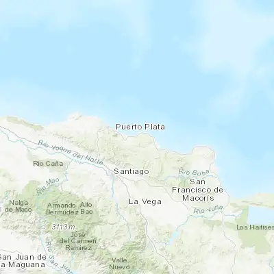Map showing location of Sosúa (19.752200, -70.519950)