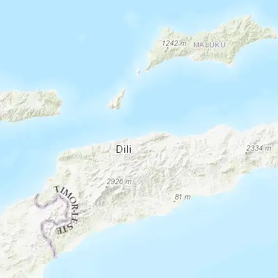 Map showing location of Metinaro (-8.530070, 125.741630)