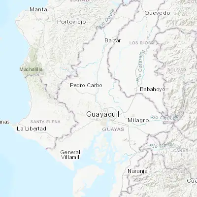 Map showing location of El Triunfo (-1.933330, -79.966670)