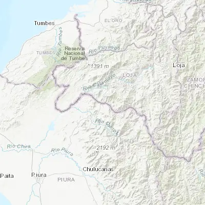 Map showing location of Macará (-4.381810, -79.943700)
