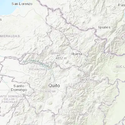 Map showing location of Otavalo (0.234570, -78.262480)