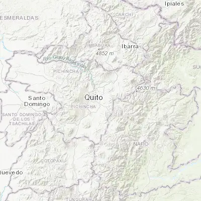 Map showing location of Oyambarillo (-0.195160, -78.331730)