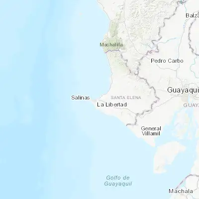 Map showing location of Santa Elena (-2.226220, -80.858730)