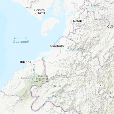 Map showing location of Santa Rosa (-3.448820, -79.959520)
