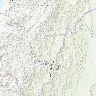 Map showing location of Yantzaza (-3.832610, -78.760760)