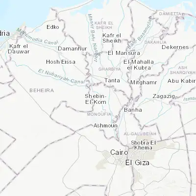 Map showing location of Ash Shuhadā’ (30.596830, 30.899310)