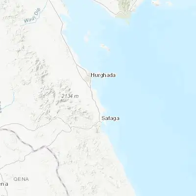 Map showing location of Makadi Bay (26.991230, 33.899520)