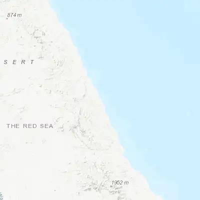 Map showing location of Marsa Alam (25.063050, 34.890050)