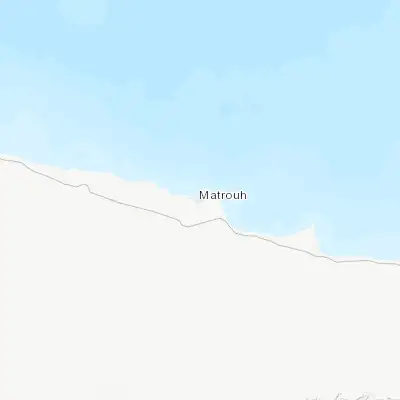 Map showing location of Mersa Matruh (31.352900, 27.237250)