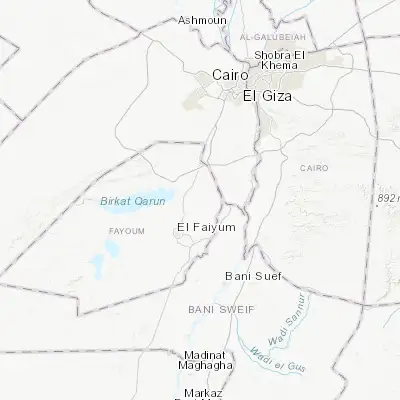 Map showing location of Ţāmiyah (29.476390, 30.961190)