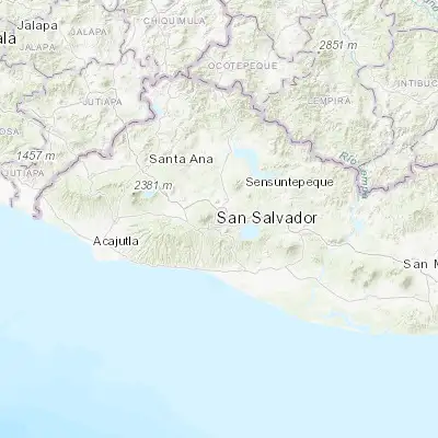 Map showing location of Ayutuxtepeque (13.735380, -89.202210)