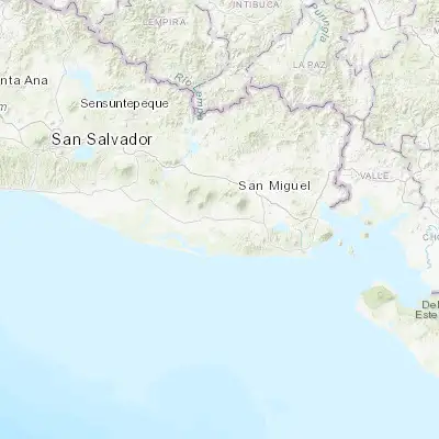 Map showing location of Concepción Batres (13.350000, -88.366670)