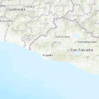 Map showing location of Izalco (13.744720, -89.673060)