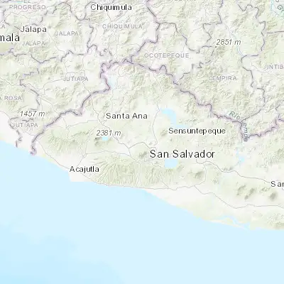 Map showing location of Quezaltepeque (13.831240, -89.272210)