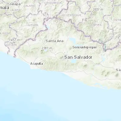 Map showing location of Santa Tecla (13.676940, -89.279720)
