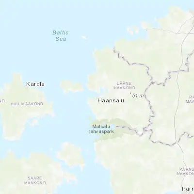 Map showing location of Haapsalu (58.943060, 23.541390)
