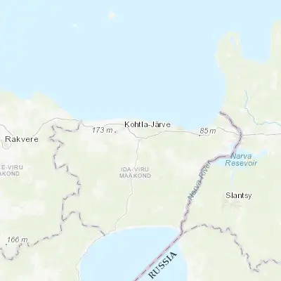 Map showing location of Jõhvi (59.359170, 27.421110)