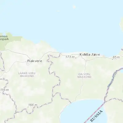 Map showing location of Kiviõli (59.353060, 26.971110)