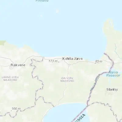 Map showing location of Kohtla-Järve (59.398610, 27.273060)