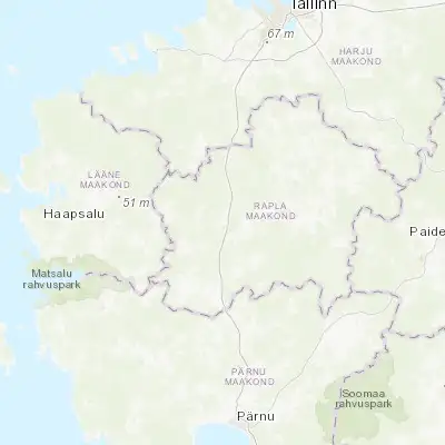 Map showing location of Märjamaa (58.903890, 24.430560)