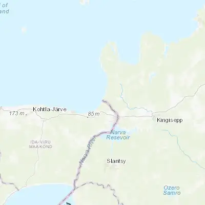 Map showing location of Narva-Jõesuu (59.458890, 28.040830)