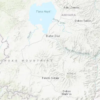 Map showing location of Ādēt (11.266670, 37.483330)