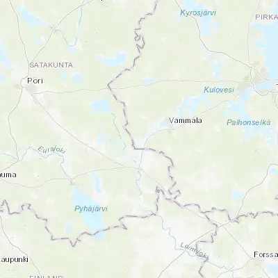 Map showing location of Äetsä (61.283330, 22.683330)