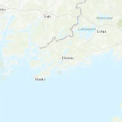 Map showing location of Ekenäs (59.973590, 23.433890)