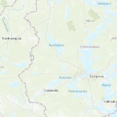 Map showing location of Hämeenkyrö (61.639130, 23.195310)