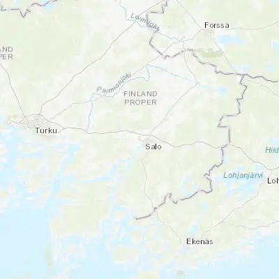 Map showing location of Halikko (60.400000, 23.083330)