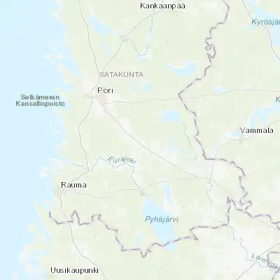 Map showing location of Harjavalta (61.316670, 22.133330)