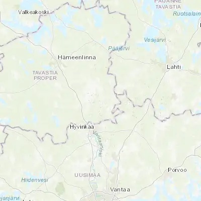 Map showing location of Hausjärvi (60.783330, 24.933330)