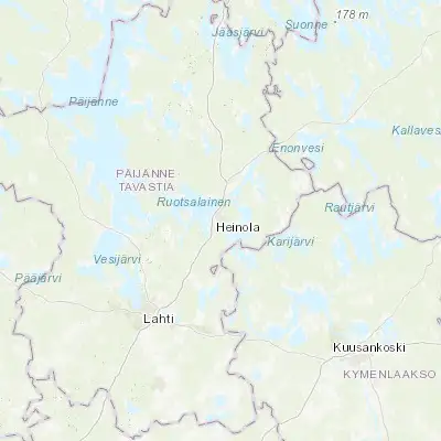 Map showing location of Heinola (61.205640, 26.038110)