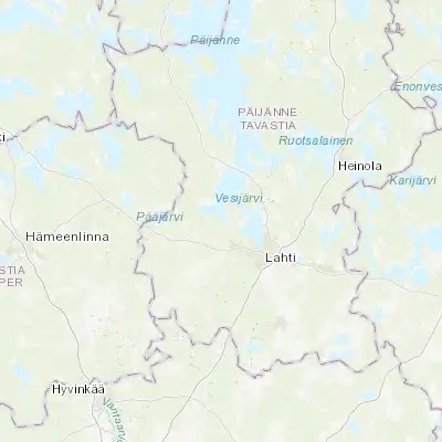 Map showing location of Hollola (61.050000, 25.433330)