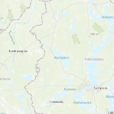 Map showing location of Ikaalinen (61.769510, 23.065800)