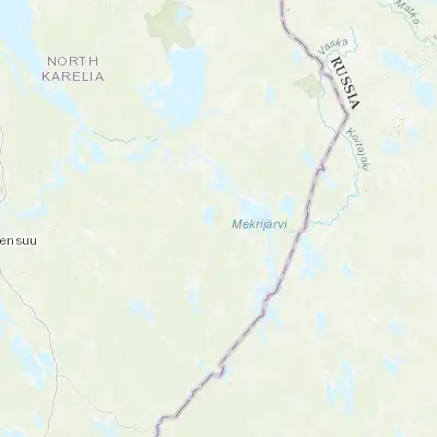 Map showing location of Ilomantsi (62.671620, 30.932760)