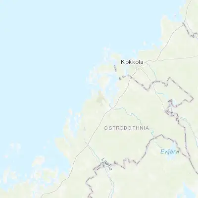 Map showing location of Jakobstad (63.674860, 22.702560)
