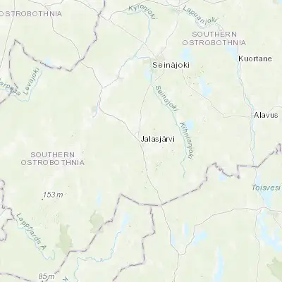 Map showing location of Jalasjärvi (62.500000, 22.750000)