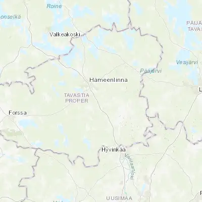 Map showing location of Janakkala (60.900000, 24.600000)