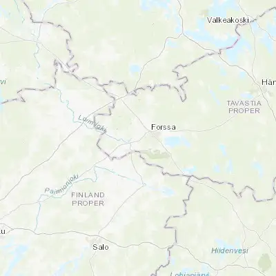Map showing location of Jokioinen (60.801620, 23.480040)