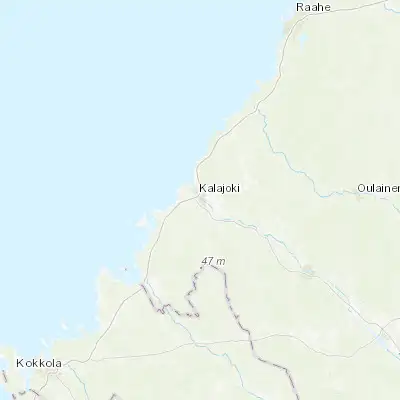 Map showing location of Kalajoki (64.250000, 23.950000)