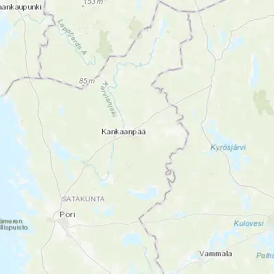 Map showing location of Kankaanpää (61.800000, 22.416670)