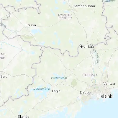 Map showing location of Karkkila (60.534180, 24.209770)