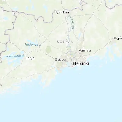 Map showing location of Kauniainen (60.212090, 24.727560)