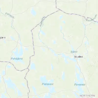 Map showing location of Kiuruvesi (63.650000, 26.616670)